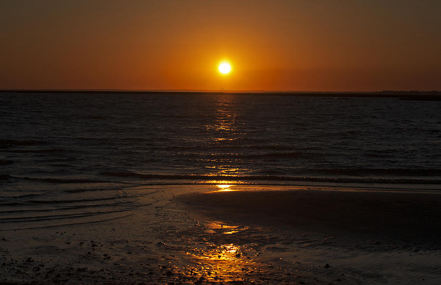 Sunset Photograph - Ship Bottom Sunset by Elsa Santoro