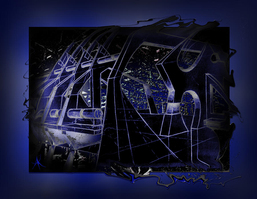 Graphic Design Digital Art - Ship Deck by Aaron Kreinbrook Graphic Design Digital Art - Ship Deck by Aaron Kreinbrook