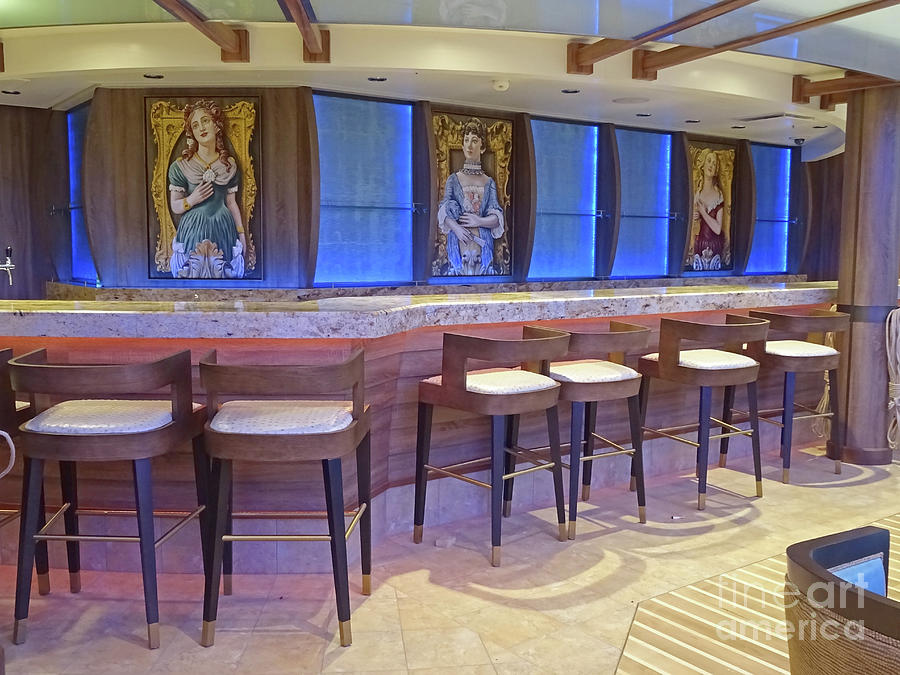 Figureheads Painting - Ship Figureheads - Schooner Bar by Leigh Banks Figureheads Painting - Ship Figureheads - Schooner Bar by Leigh Banks