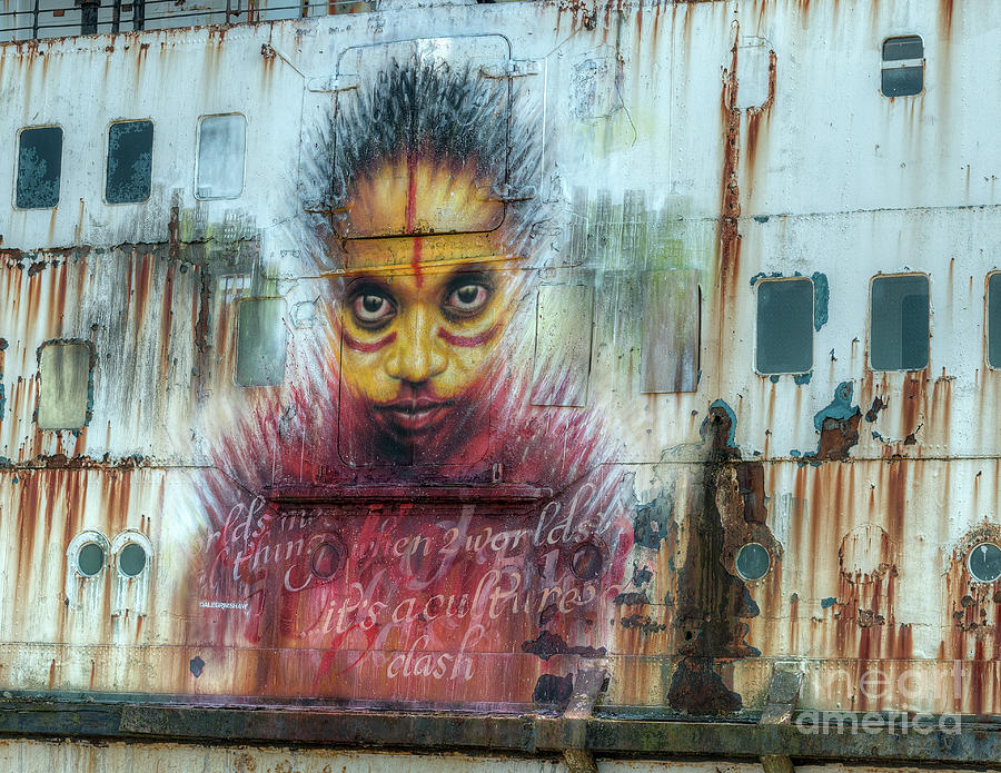 Ship Graffiti Photograph by Adrian Evans