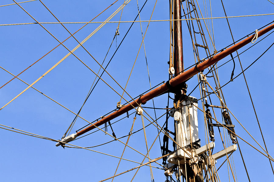 Ship Mast Photograph by Ben Graham