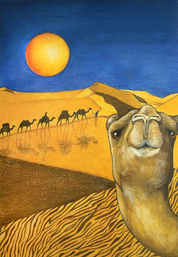 Camel Painting - Ship of the Desert by Robert Lacy