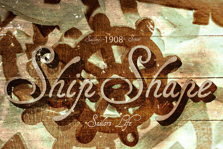 Ship Shape 1908 Digital Art