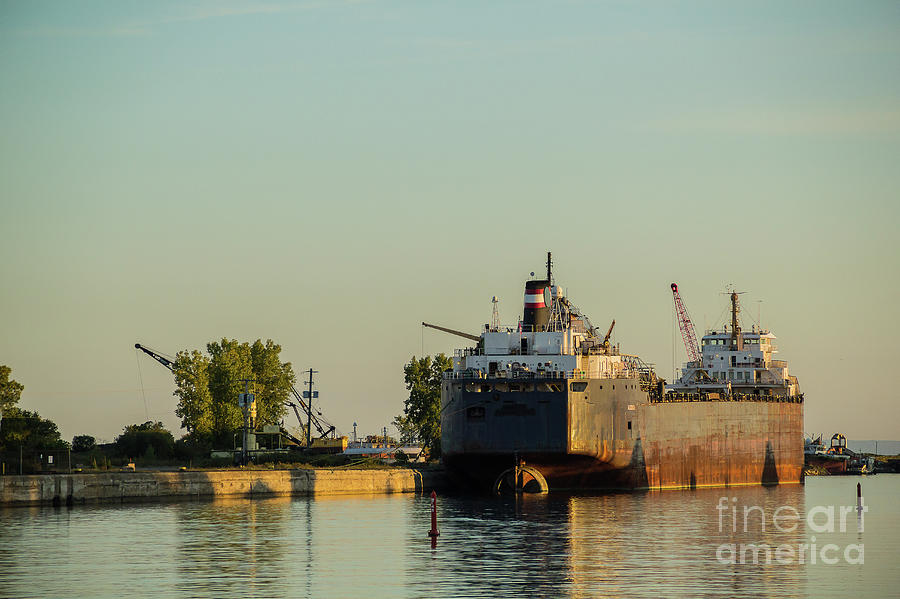 Shipping On The Welland Canal Photograph