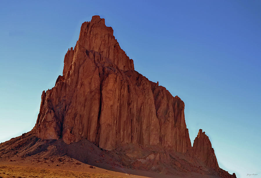 Shiprock - New Mexico 008 Photograph by George Bostian