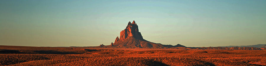 Shiprock Panorama 003 Photograph by George Bostian