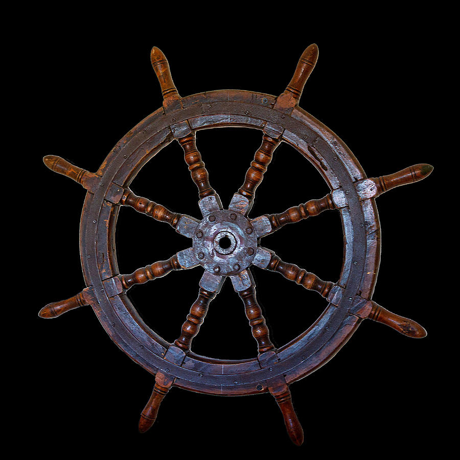 Ship's Wheel Photograph - Ships Wheel by Miroslava Jurcik