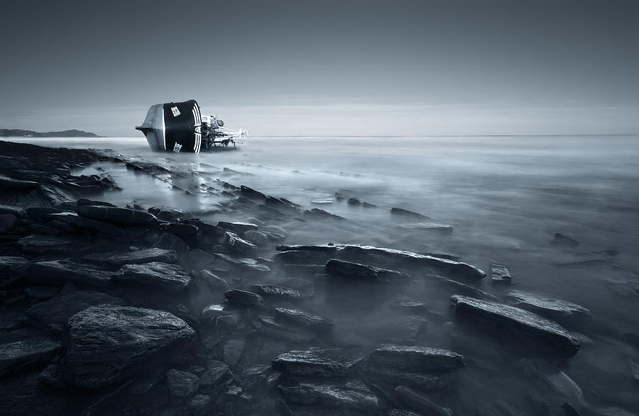 Boat Photograph - Shipwreck by Inigo Barandiaran