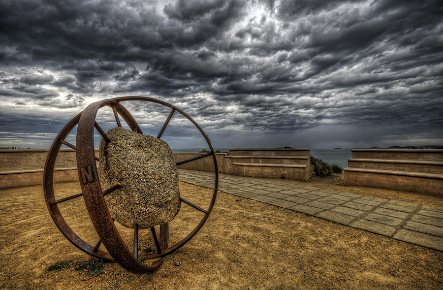 Coast Photograph - Shipwreck Memorial by Wayne Sherriff