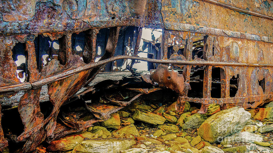 Shipwreck on Inisheer 3 Photograph by Lexa Harpell