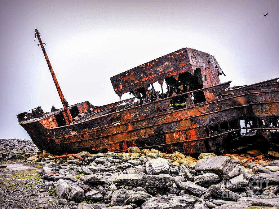 Shipwreck on Inisheer 6 Photograph by Lexa Harpell