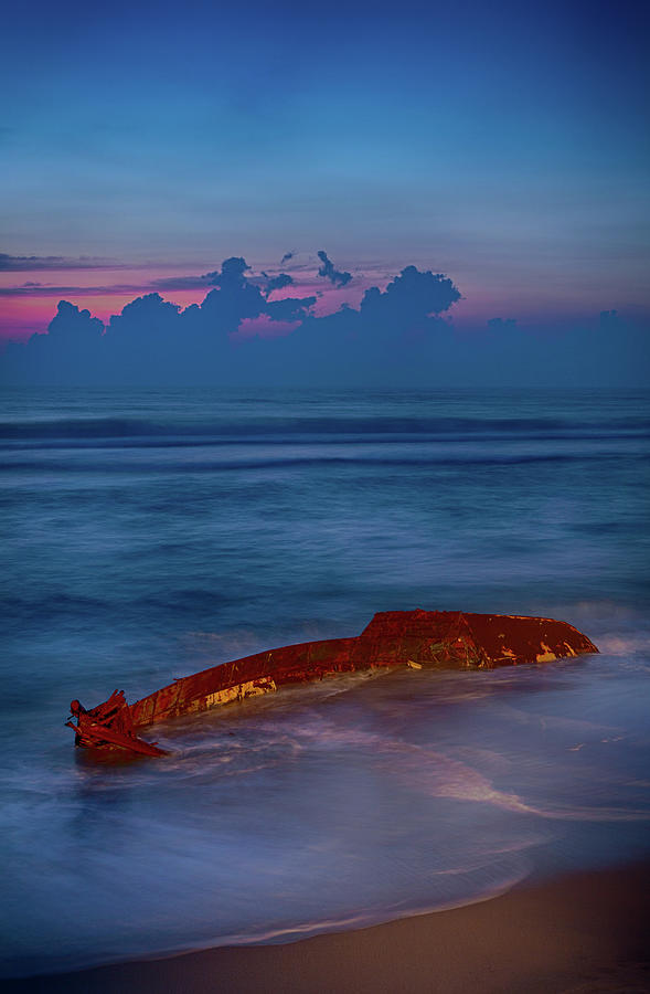 Shipwreck on the Outer Banks the End Photograph by Dan Carmichael