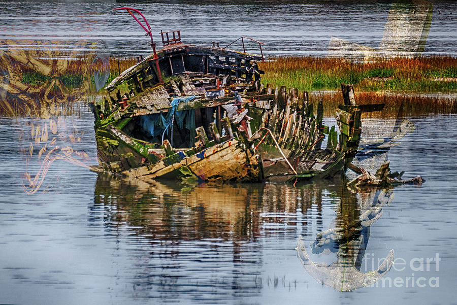 Shipwreck Photograph by Steve Purnell