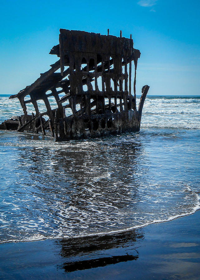 Shipwreck With Blue Sky Photograph by Amy Anderson - Fine Art America