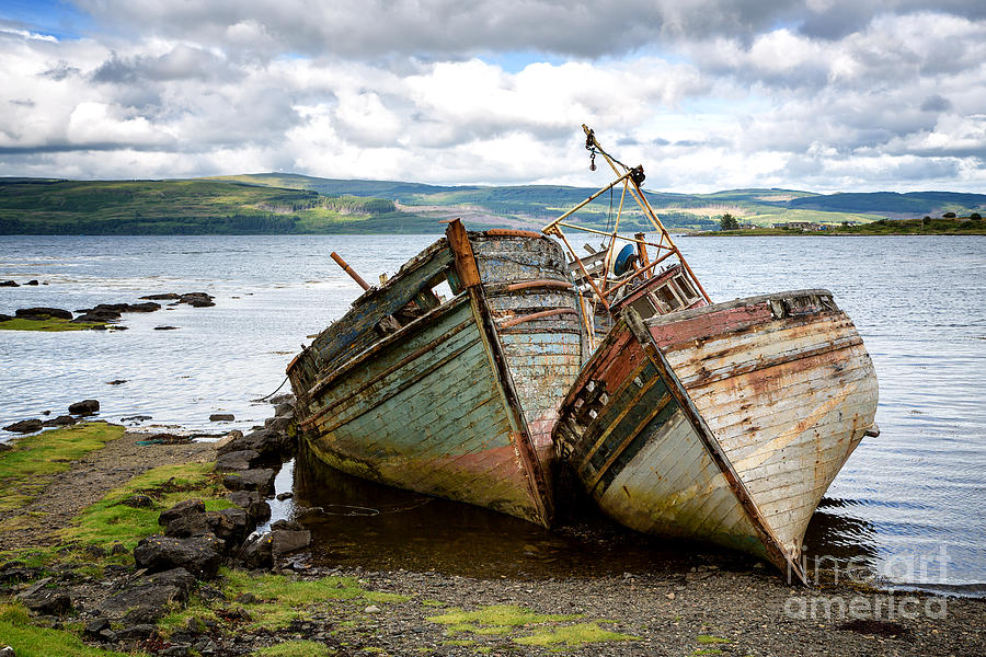 Shipwrecks Photograph by Jane Rix