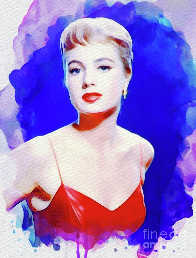 Shirley Jones, Vintage Movie Star Painting