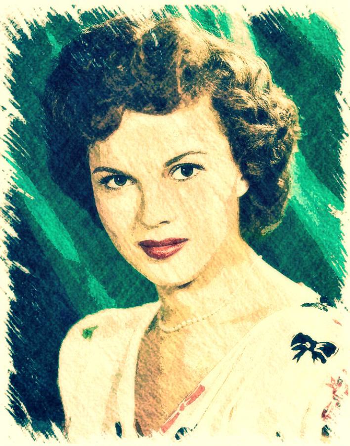 Shirley Temple By John Springfield Painting