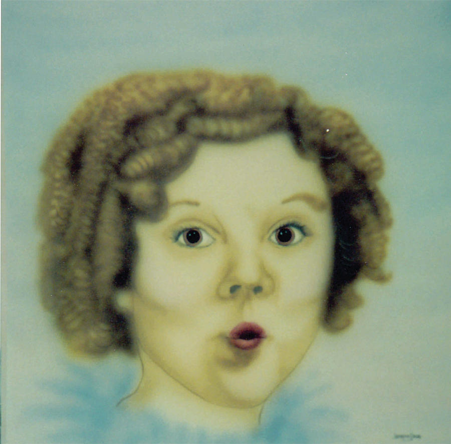 Shirley Temple Painting - Shirley Temple by Lorraine Souza Wilcox