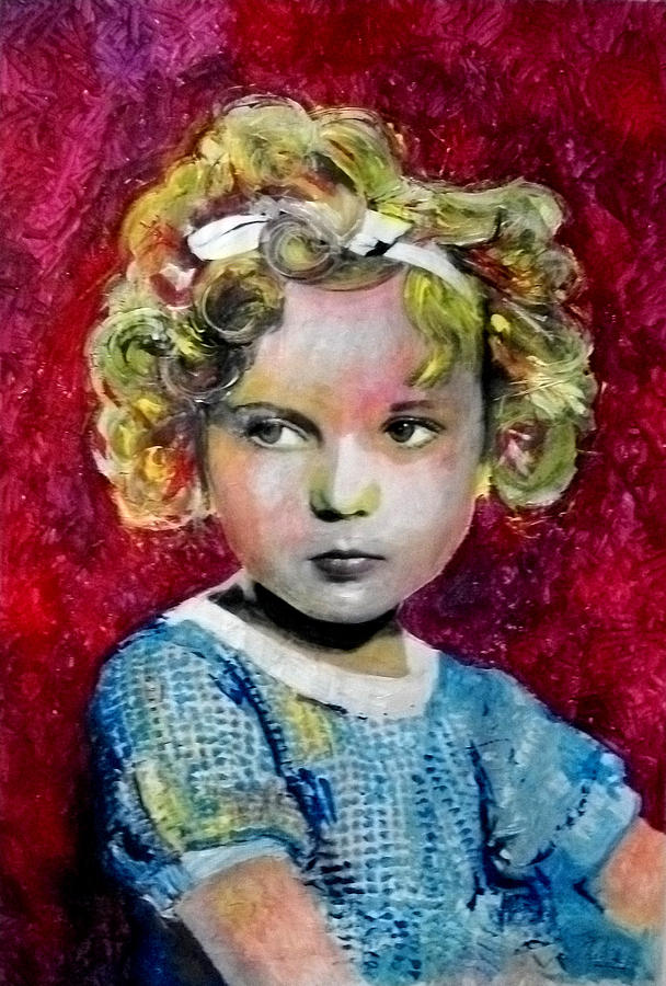 Hollywood Painting - Shirley Temple by Marcelo Neira