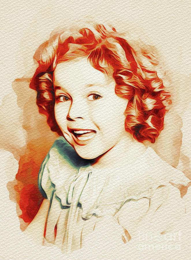 Shirley Temple, Movie Star Painting
