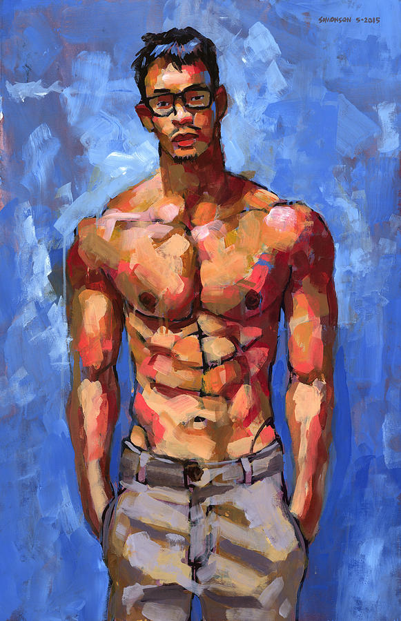 male figure painting