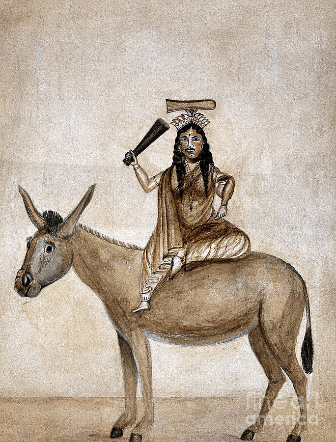 Shitala Mara, Hindu Goddess Of Smallpox Photograph by Wellcome Images