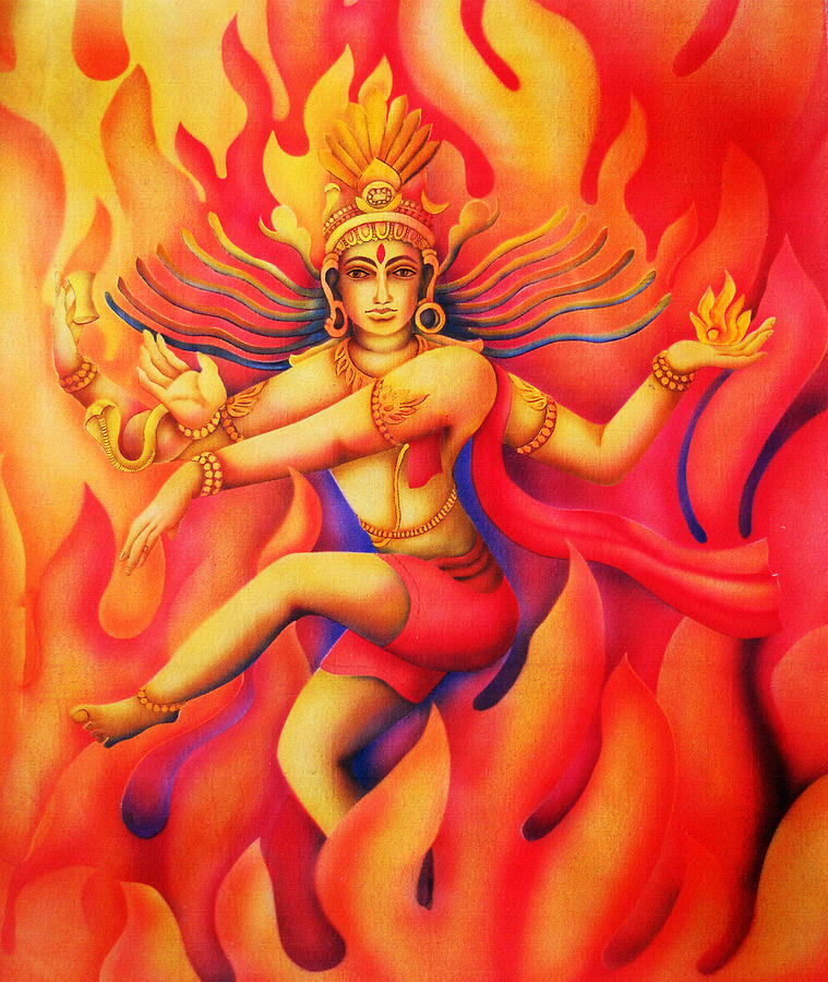 Shiva Nataraja Painting by Vishwajyoti Mohrhoff - Fine Art America