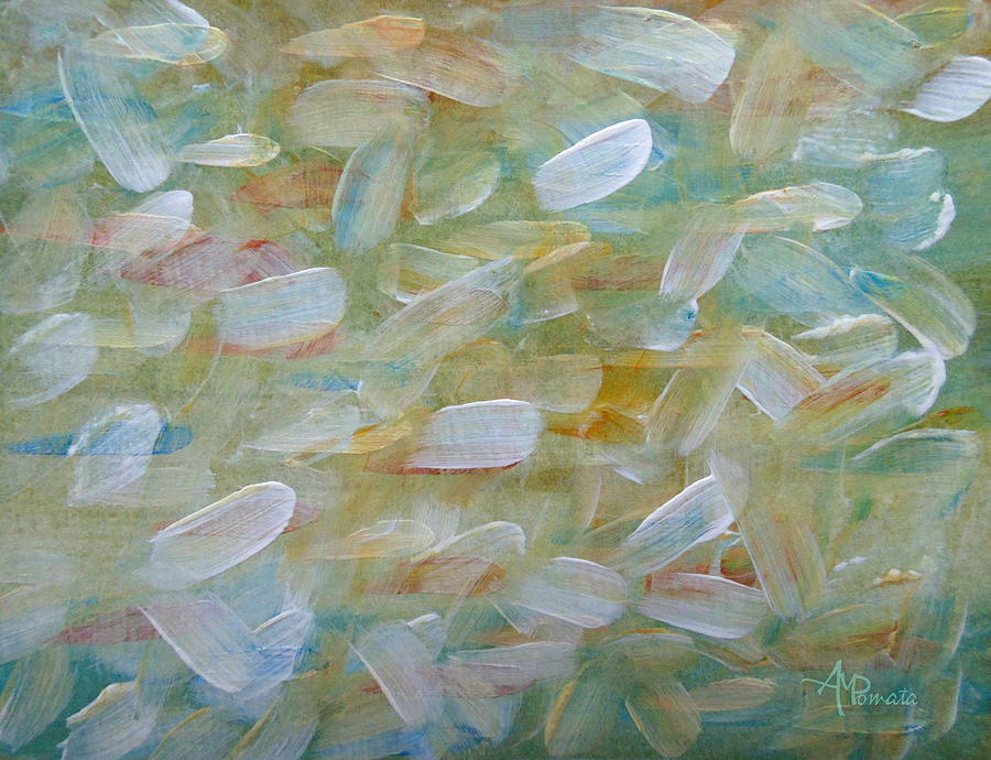Abstract Painting - Let It Flow by Angeles M Pomata