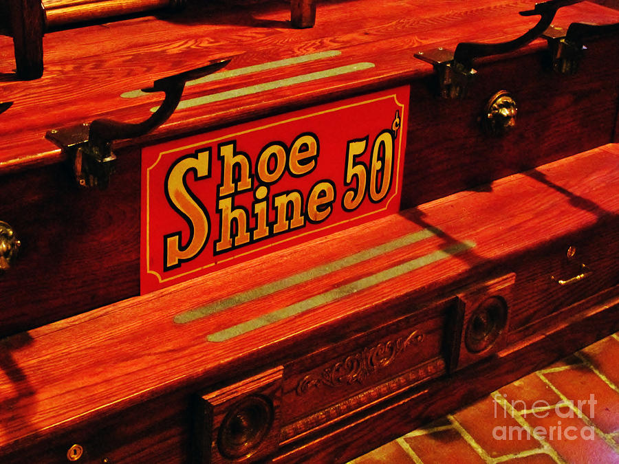 Shoe Shine Stand Photograph