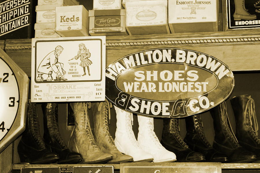 Shoe Shopping in the 30s Photograph by Colleen Cornelius