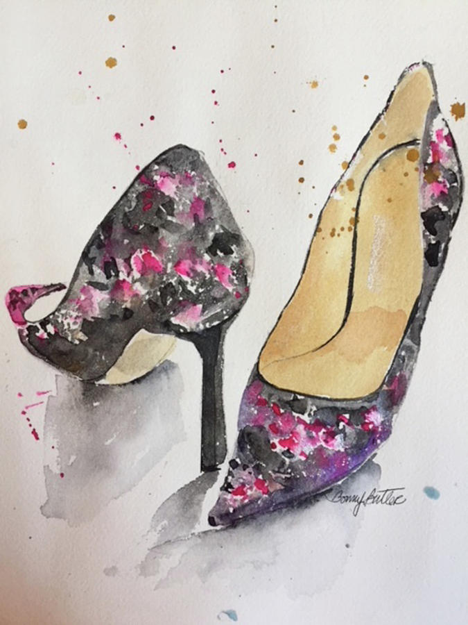I Want Jimmy Choos Painting by Bonny Butler