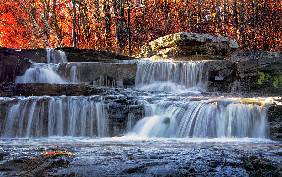 Shohola Falls in the Poconos Photograph by Carolyn Derstine