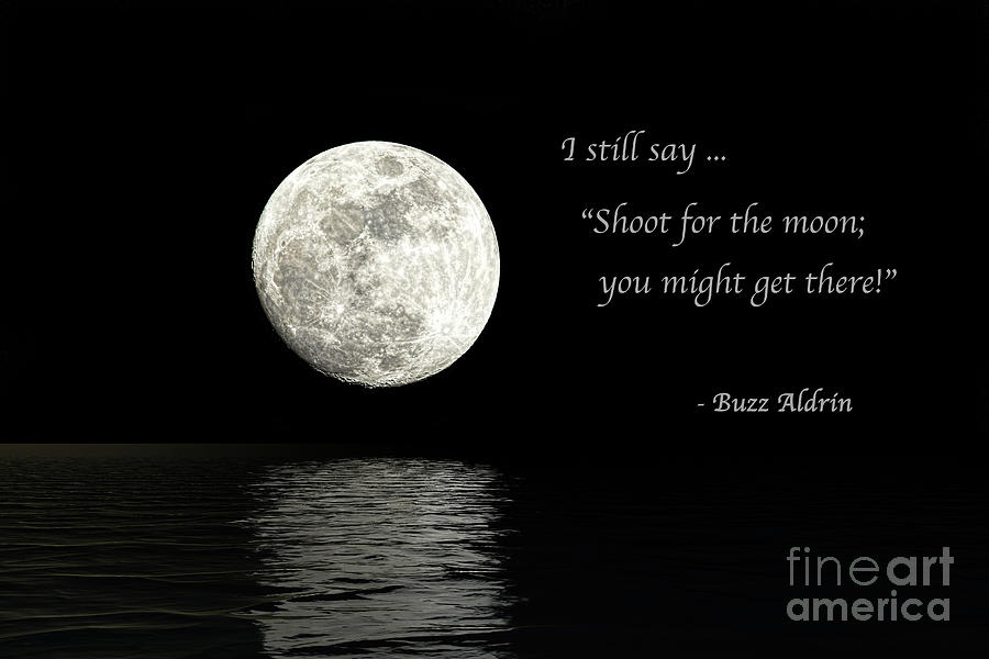 Shoot For The Moon Digital Art by Sharon McConnell