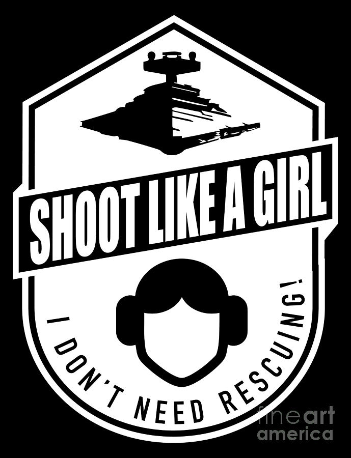 Shoot like a girl Digital Art by Jack Norton