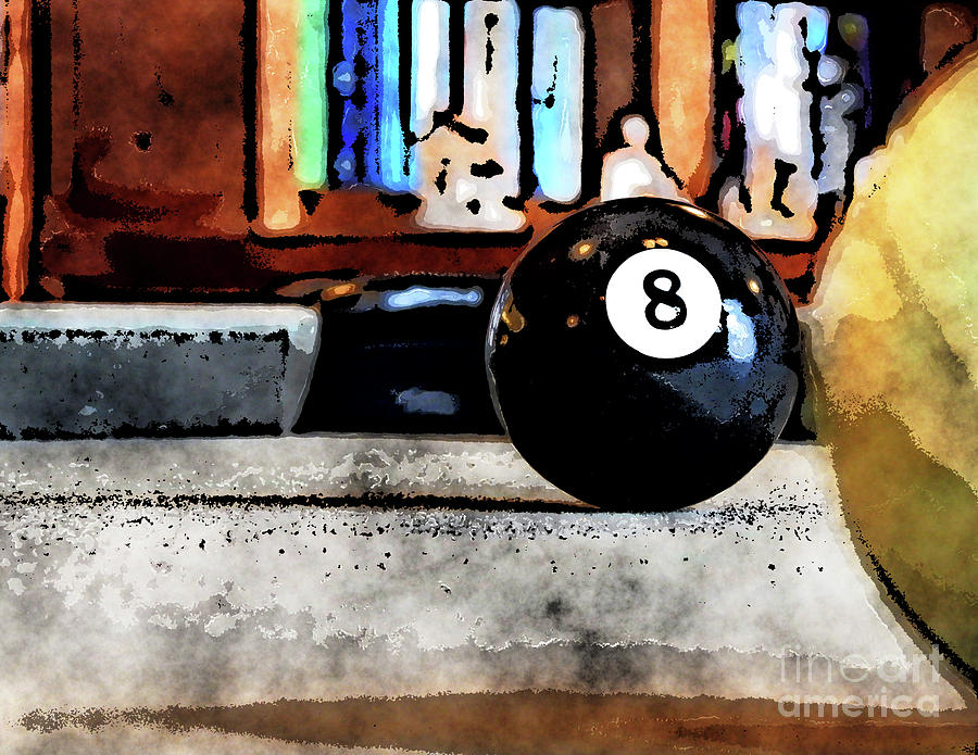 Shooting For The Eight Ball Digital Art by Phil Perkins