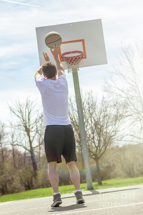 Shooting Free Throws Photograph by Ezume Images - Fine Art America