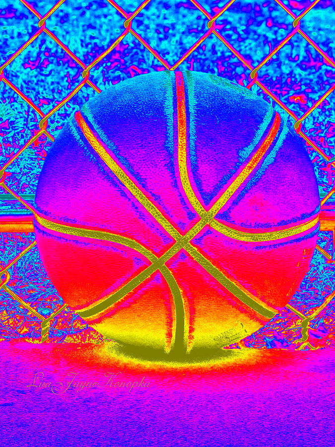 Basketball Photograph - Shooting hoops by Lisa Jayne Konopka