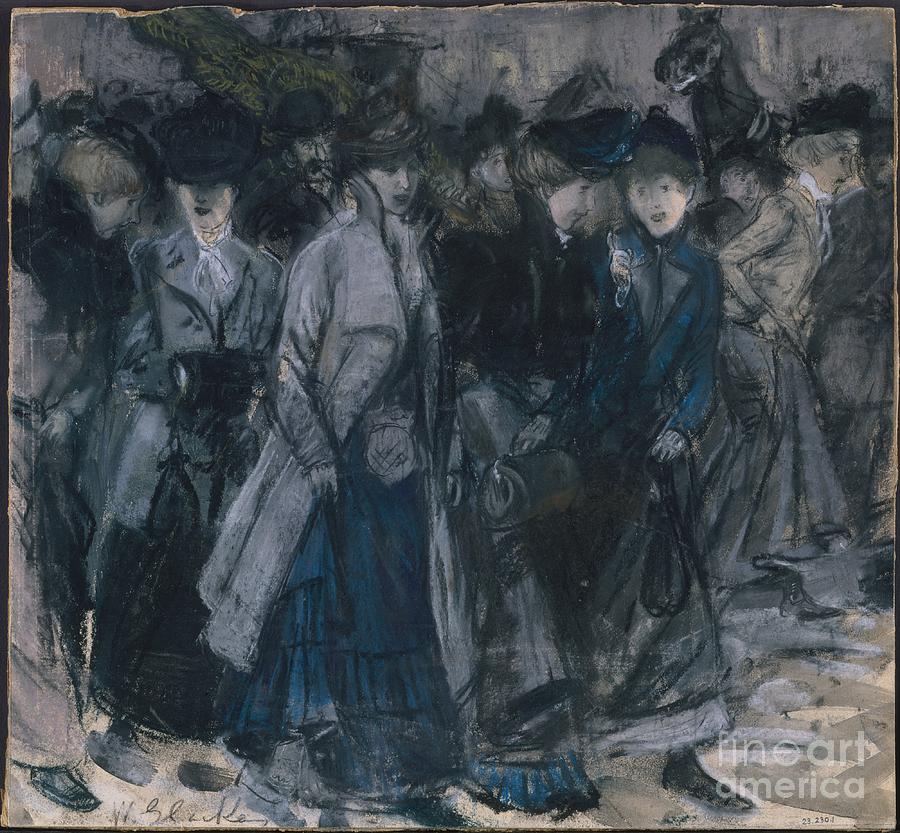 William James Glackens Painting - Shop Girls by Celestial Images