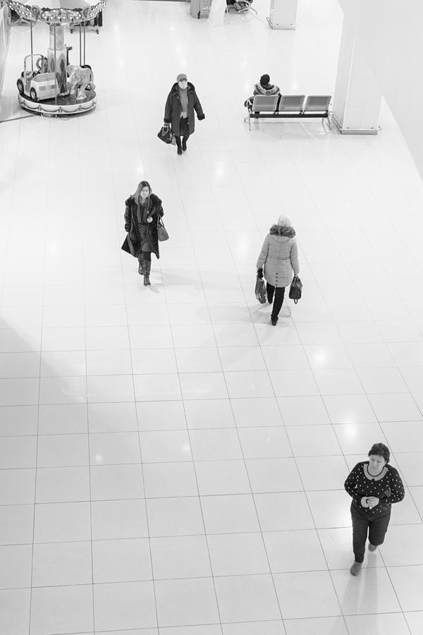 Shopping Zone Walkers Photograph by John Williams