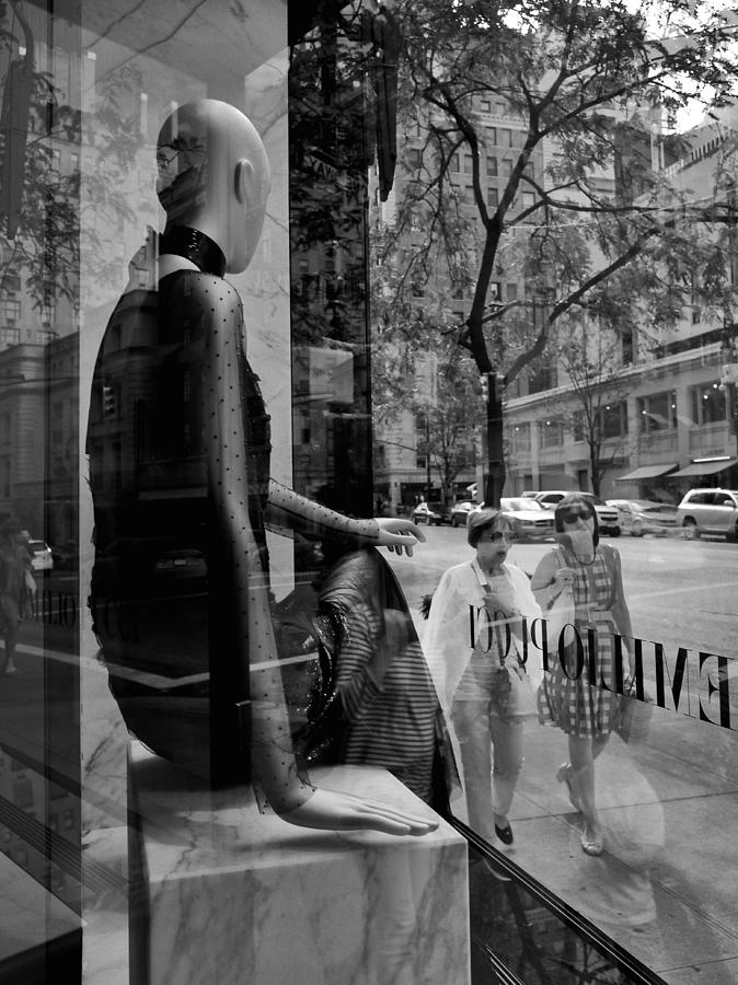 Shoppers Observed Photograph by Cornelis Verwaal