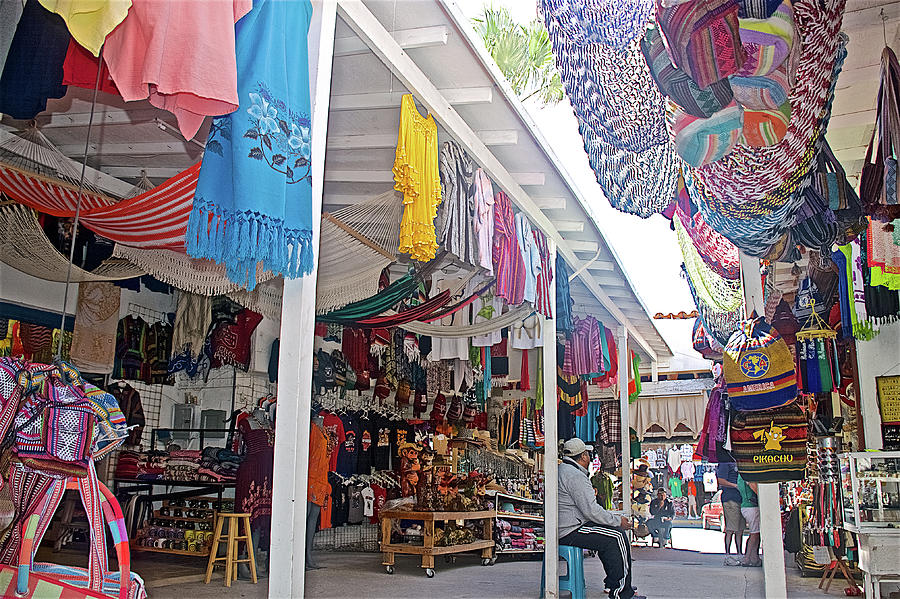 Shopping Area on the Malecon in Puerto Penasco in Sonora-Mexico Photograph by Ruth Hager