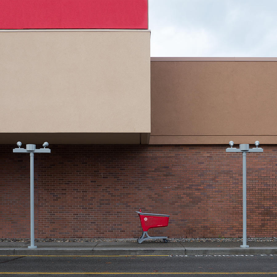 Abstract Photograph - Shopping Cart by Klaus Lenzen