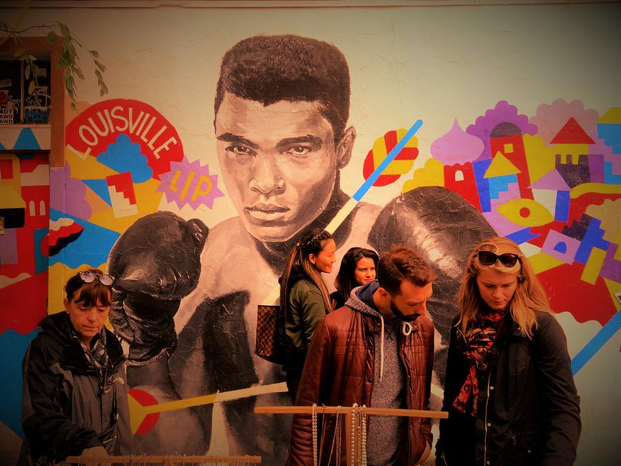 Shopping in Brooklyn with Mohamed Ali Photograph by Funkpix Photo Hunter