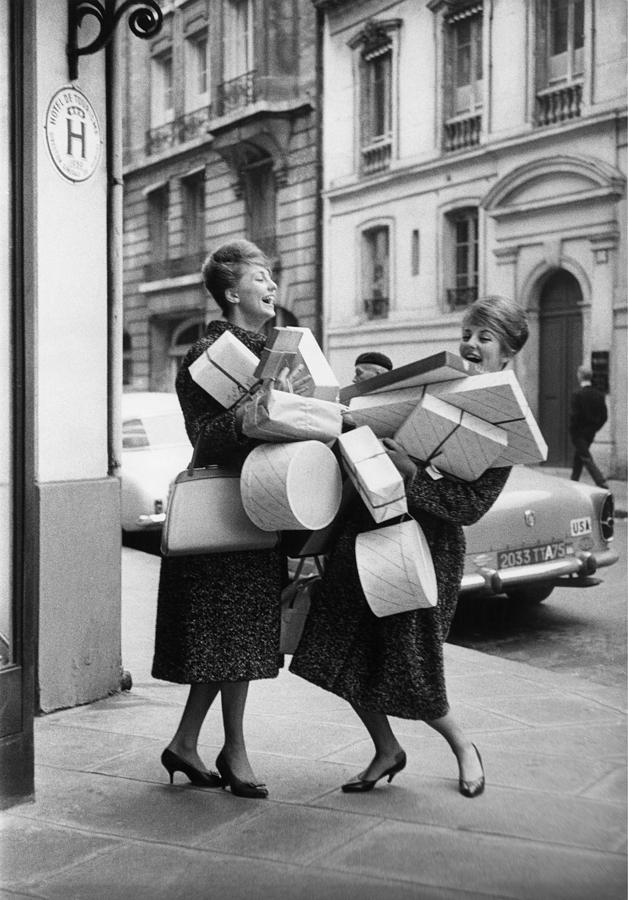Shopping In Paris by Retro Photography Archive