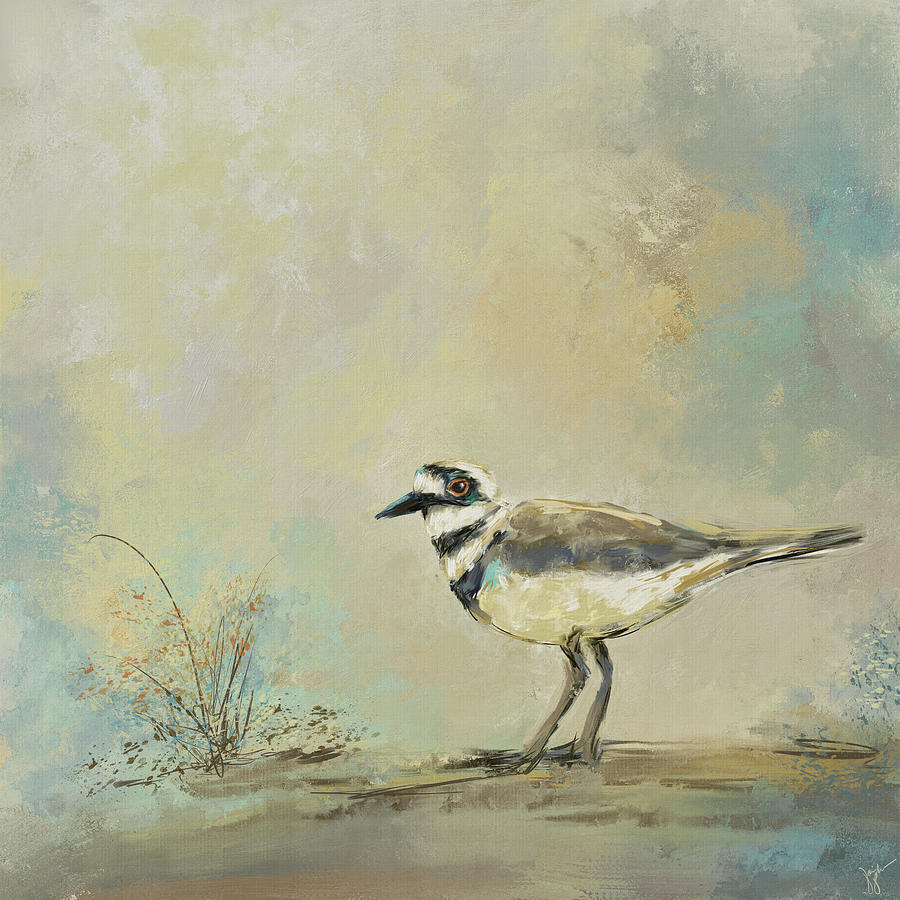 Abstract Painting - Shore Bird 2945 by Jai Johnson