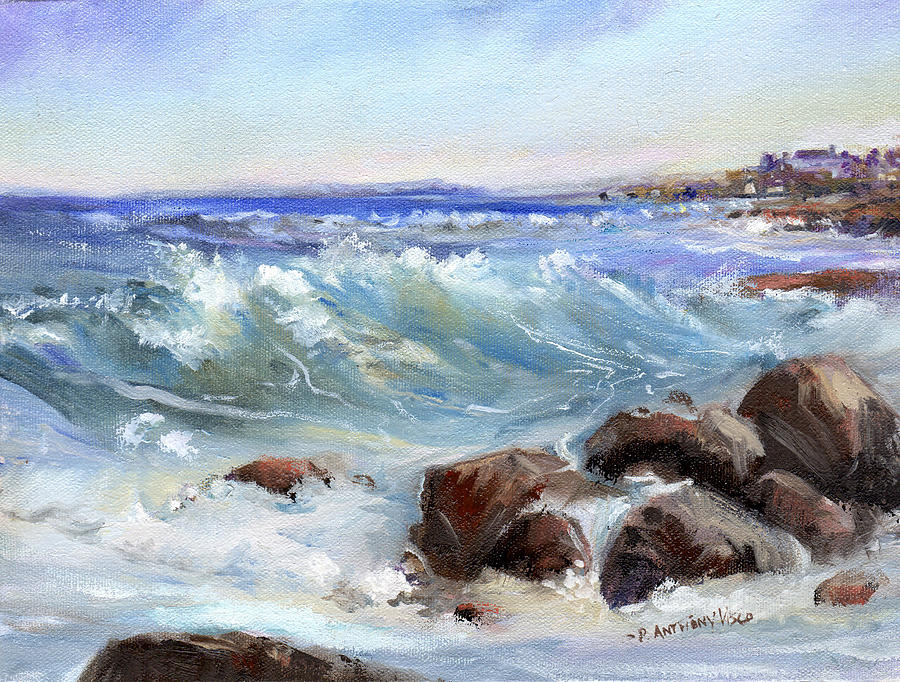 Shore is Breathtaking Painting by P Anthony Visco