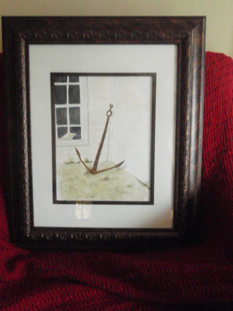 Shore Leave  Framed Painting by Robby  Entrekin