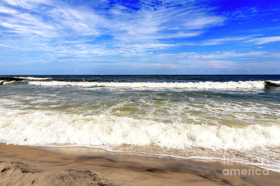 Shore Waves on Long Beach Island Photograph by John Rizzuto