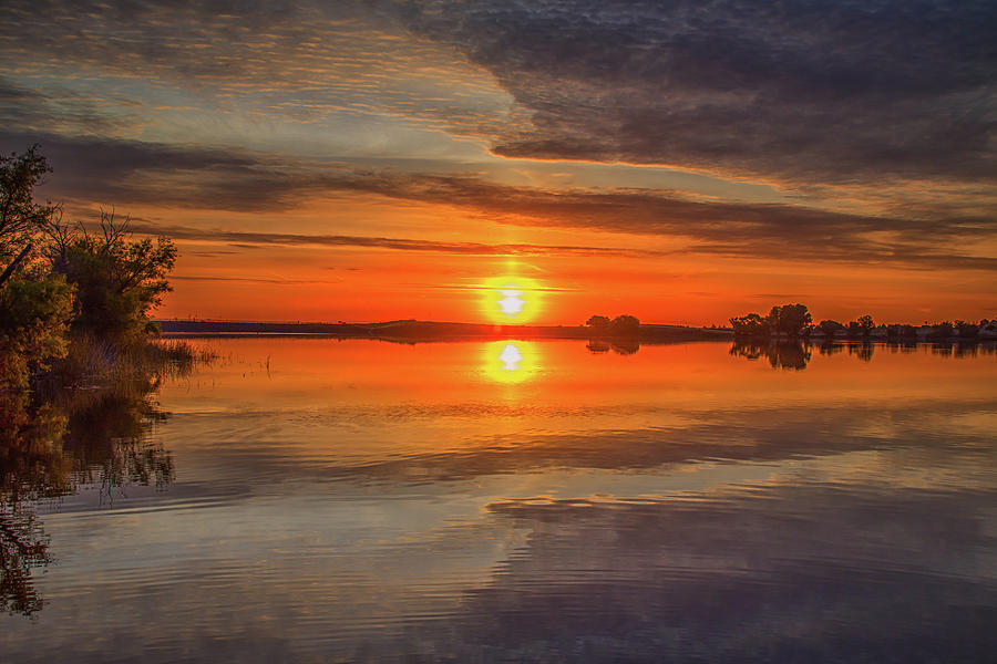 Shoreline at Sunrise Photograph by Marc Crumpler