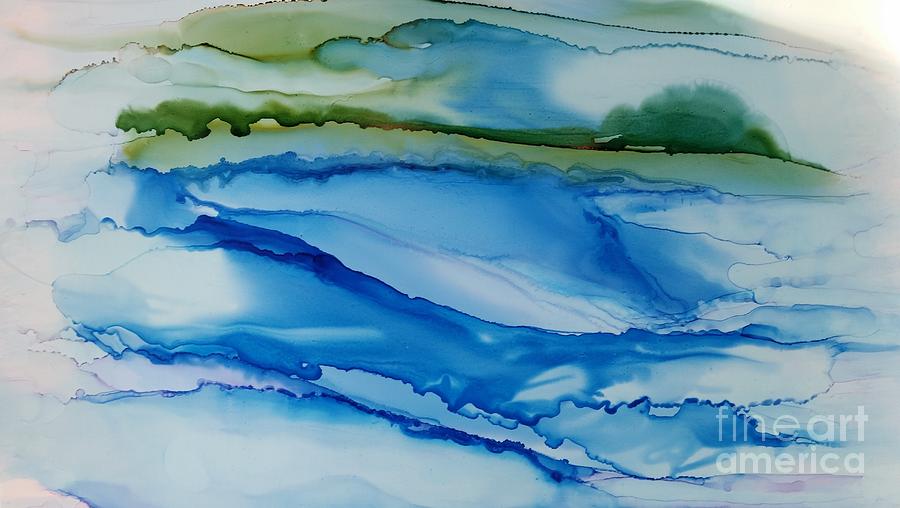 Shoreline  Painting by Beth Kluth